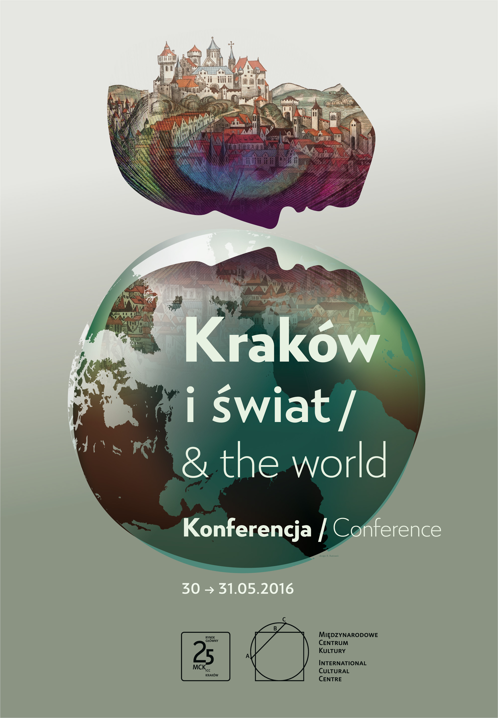 Plakat konferencji Kraków i świat